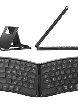 Faltbare Tastatur Ergonomische, QWERTZ,mit 3 Bluetooth, Nomad Ergo KB603 Shopverse