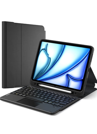 Abnehmbar Tastatur für iPad 11" A16 (2025), iPad Air 11" M3/M2 (2025/2024), iPad Air 10.9" 5/4, iPad Pro 11" 4/3/2/1, KB002 Shopverse