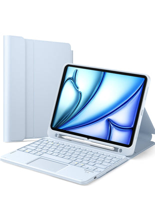 Abnehmbar Tastatur für iPad 11" A16 (2025), iPad Air 11" M3/M2 (2025/2024), iPad Air 10.9" 5/4, iPad Pro 11" 4/3/2/1, KB002 Shopverse