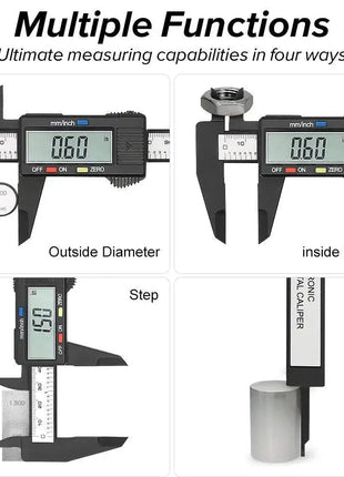 150mm 100mm Electronic Digital Caliper  Dial Vernier Caliper Gauge Micrometer Measuring Tool Digital Ruler PintalBrother Store