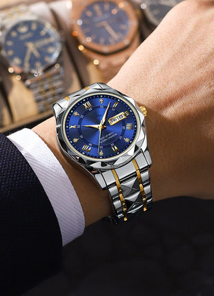 ⌚Waterproof Man Wristwatch With Luminous💎 POEDAGAR Brand Watches Store