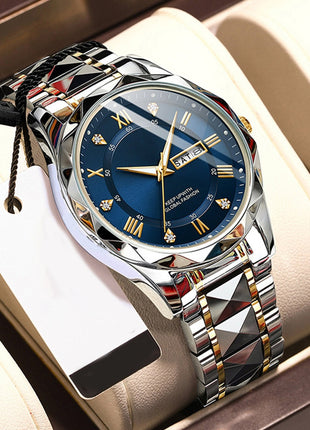 ⌚Waterproof Man Wristwatch With Luminous💎 POEDAGAR Brand Watches Store