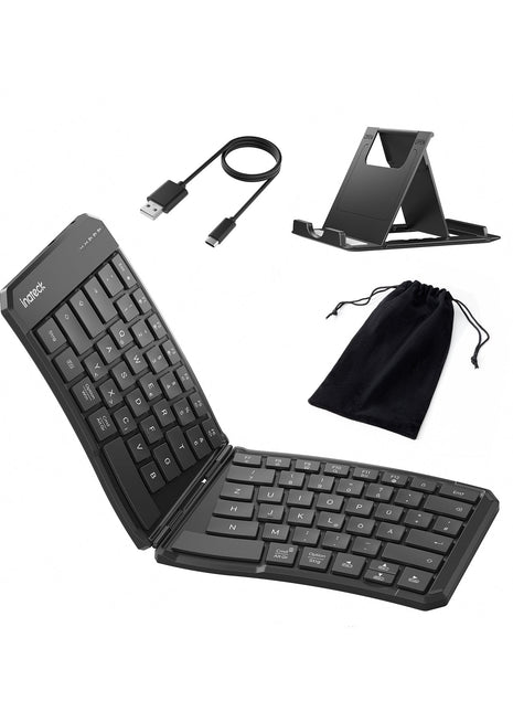 Faltbare Tastatur Ergonomische, QWERTZ,mit 3 Bluetooth, Nomad Ergo KB603 Shopverse