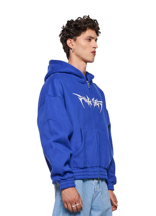 Archive Isolation Zip-Hoodie Blue Shopverse