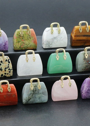 Reikicrystal Mini Handbag Pendant Rise Stone Store