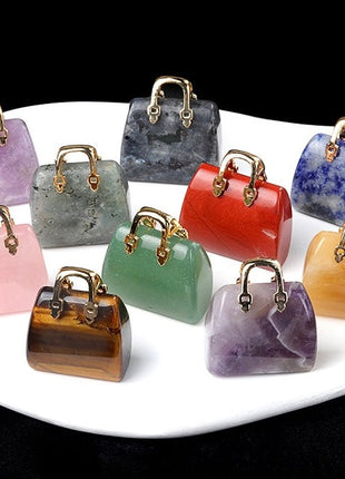 Reikicrystal Mini Handbag Pendant Rise Stone Store