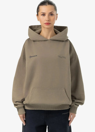 Fia Oversized Hoodie Washed Desert Taupe Shopverse