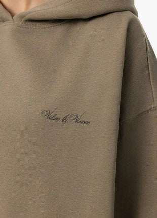 Fia Oversized Hoodie Washed Desert Taupe Shopverse