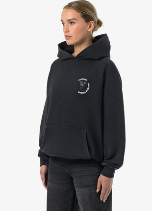 Roya Oversized Raglan Hoodie Vintage Black Shopverse