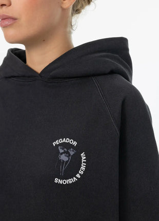 Roya Oversized Raglan Hoodie Vintage Black Shopverse