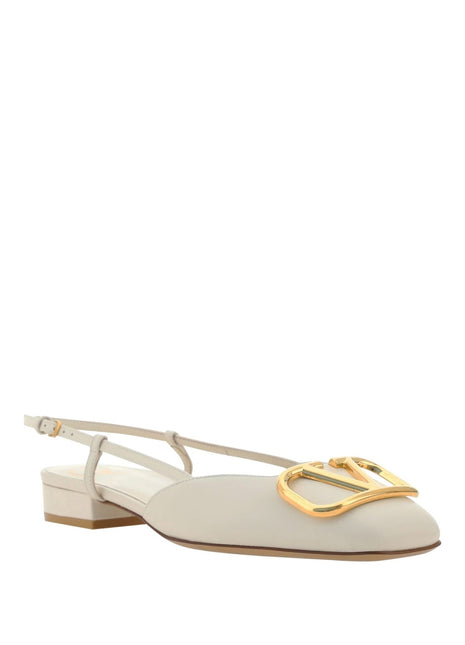 Valentino Garavani Vlogo Ballerina Flats Shopverse