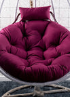 Solid Color Purple Round Pad / 105cm