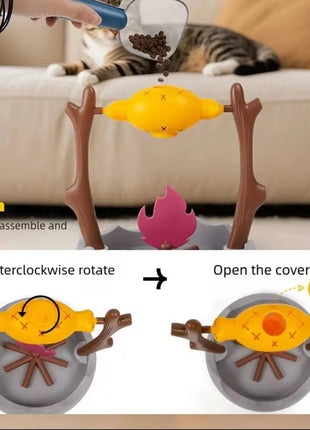 لعبة دجاج مشوية دوارة بزاوية 360 درجة PfotenSpaß