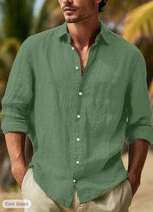 Men's Casual Solid Color  Shirt DARC SPORT FLAGSHIP STORE Store