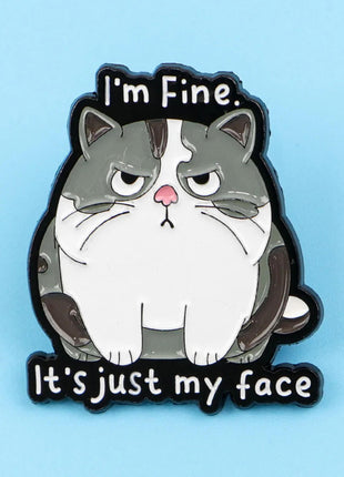 Sarcastic Cat Pin Set Ramulus Store