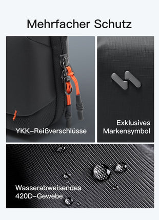 Portabler Elektronik-Organizer, spritzwassergeschützte Reisezubehörtasche für Kabel, Power Banks, Hubs, ABM33 Shopverse