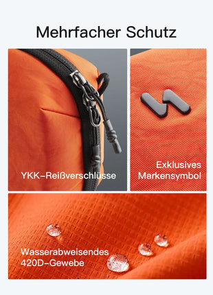 Portabler Elektronik-Organizer, spritzwassergeschützte Reisezubehörtasche für Kabel, Power Banks, Hubs, ABM33 Shopverse