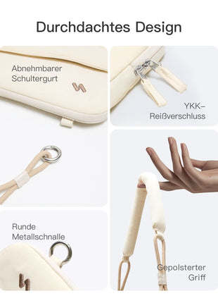 360° Schützende Laptop-Tasche, kompatibel mit 13/14 Zoll MacBook Pro/Air, LBW21 Shopverse
