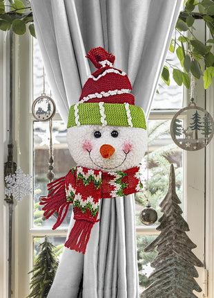 2pcs Santa Claus & Snowman Curtain Clips Shop1104885452 Store