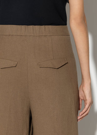 Wideleg-Pants aus Leinen-Mix Shopverse