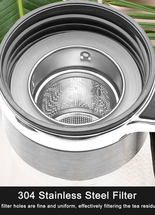 Premium Glass Water Bottle with Strap – Tea & Fruit Infuser, Leakproof, Eco-Friendly Design HuaQiang AE Store