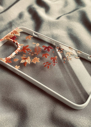 Autumn Wind And Fallen Leaves iPhone Case Shop1104137432 Store