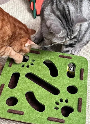 Cat Puzzle Maze Toy with Bell Ball - Interactive Fun Box Shop1102962122 Store