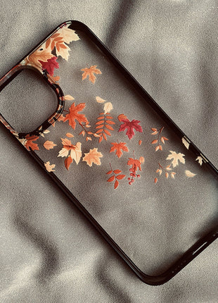 Autumn Wind And Fallen Leaves iPhone Case Shop1104137432 Store