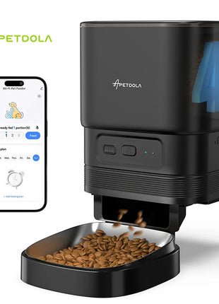 Automatic Cat Feeder Smart Pet Feeder Dog Slow Food Machine With Timed Quantitative APETDOLA FDG30 Automatic Cat Food Dispenser Dropshipman