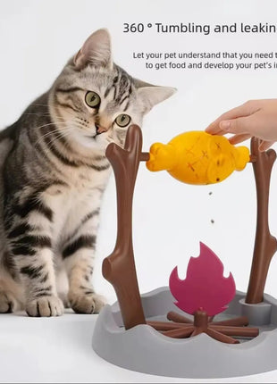 لعبة دجاج مشوية دوارة بزاوية 360 درجة PfotenSpaß