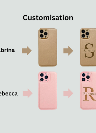 iPhone Personalised Leather Phone Case DuoLaiMi Store