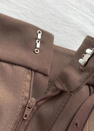 Belted High Waisted Shorts Stone's Store