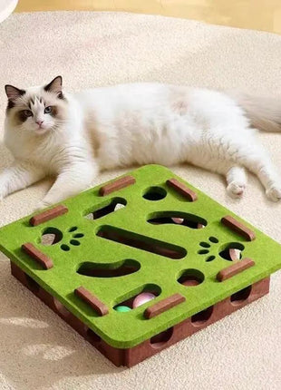 Cat Puzzle Maze Toy with Bell Ball - Interactive Fun Box Shop1102962122 Store