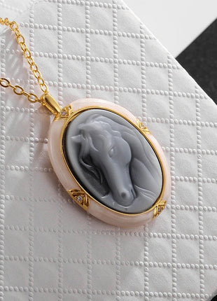 Couple Necklace with Hugging Love Pet Cat Design 17KMM Store