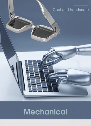 SHAUNA Retro Square Sunglasses 😎 UV400 Candy Colors & Silver Mirror SHAUNA Official Store