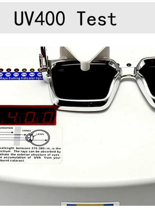 SHAUNA Retro Square Sunglasses 😎 UV400 Candy Colors & Silver Mirror SHAUNA Official Store