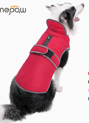 Benepaw Warm Dog Jacket For Small Medium Large Dogs Waterproof Reflective Pet Clothes Winter Fleece Puppy Clothing Windproof Dropshipman