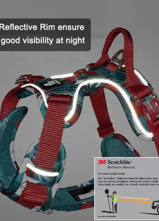 Truelove No Pull Dog Harness Vest Nylon Reflective Soft Pet Harness Dog For Small Big Dogs Running Training Belt French Bulldog Sudui Always Online Store