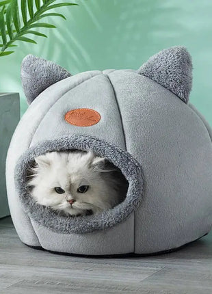 New Deep Sleep Comfort In Winter Cat Bed Iittle Mat Basket Small Dog House Products Pets Tent Cozy Cave Nest Indoor Cama Gato Dropshipman