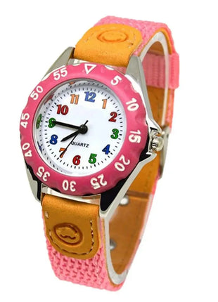 Boys Girls Quartz Watch Kids Childrens Fabric Strap Student Wristwatch Sinnifer Store Store