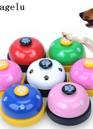 Funny Pet Dog Training Bell Behavior Training Feeding Reminder Bell For Dog Kitty Food Feeder Call Bell Pet Educational Supplies Dropshipman