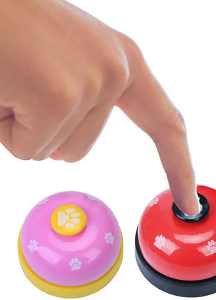 Funny Pet Dog Training Bell Behavior Training Feeding Reminder Bell For Dog Kitty Food Feeder Call Bell Pet Educational Supplies Dropshipman