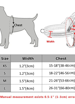 No Pull Padded Reflective Nylon Dog Harness David's Mall-Pet Products Supplier