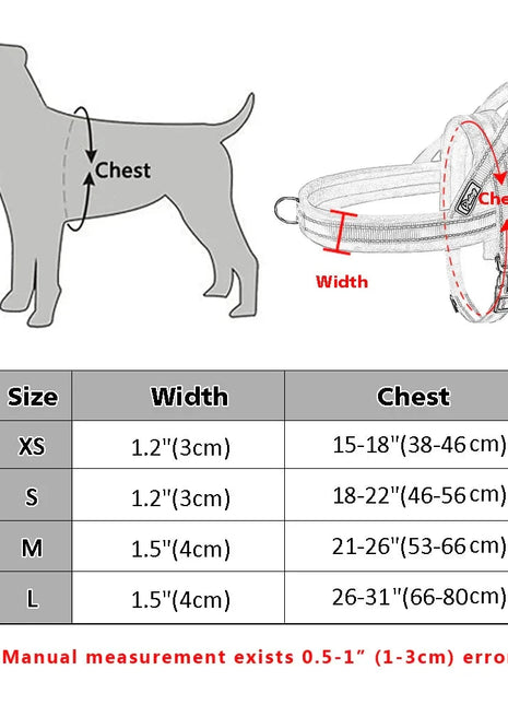 No Pull Padded Reflective Nylon Dog Harness David's Mall-Pet Products Supplier