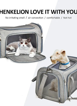 Dog Carrier Soft Side Backpack - Cat Pet Carriers Dog Travel Bags Shop1104978098 Store
