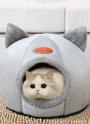 New Deep Sleep Comfort In Winter Cat Bed Iittle Mat Basket Small Dog House Products Pets Tent Cozy Cave Nest Indoor Cama Gato Dropshipman