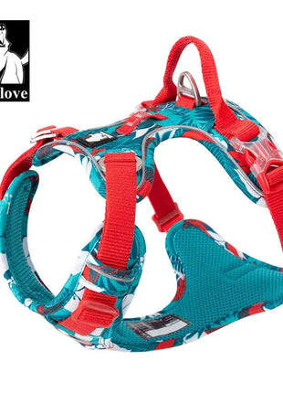 Truelove No Pull Dog Harness Vest Nylon Reflective Soft Pet Harness Dog For Small Big Dogs Running Training Belt French Bulldog Sudui Always Online Store