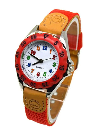 Boys Girls Quartz Watch Kids Childrens Fabric Strap Student Wristwatch Sinnifer Store Store