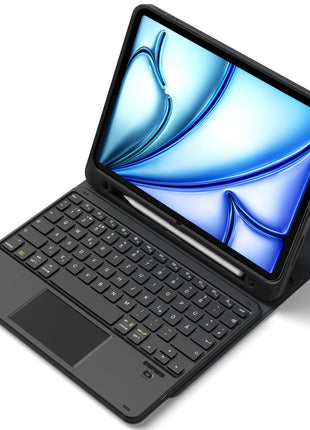 Abnehmbar Tastatur für iPad 11" A16 (2025), iPad Air 11" M3/M2 (2025/2024), iPad Air 10.9" 5/4, iPad Pro 11" 4/3/2/1, KB002 Shopverse