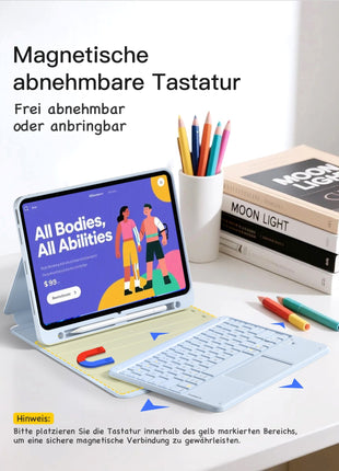 Abnehmbar Tastatur für iPad 11" A16 (2025), iPad Air 11" M3/M2 (2025/2024), iPad Air 10.9" 5/4, iPad Pro 11" 4/3/2/1, KB002 Shopverse